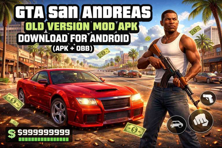 GTA San Andreas old version APK download for Android gameplay screenshot